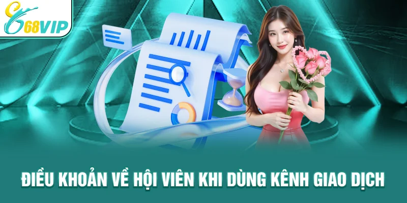 Điều khoản về hội viên khi dùng kênh giao dịch